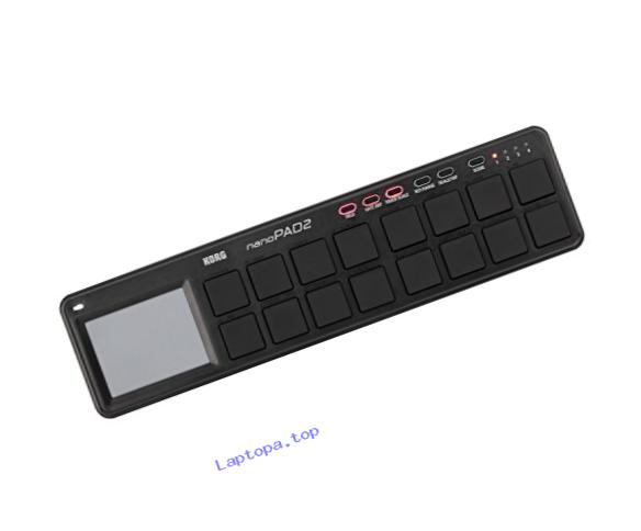 Korg nanoPAD2 Slim-Line USB MIDI Pads - Black
