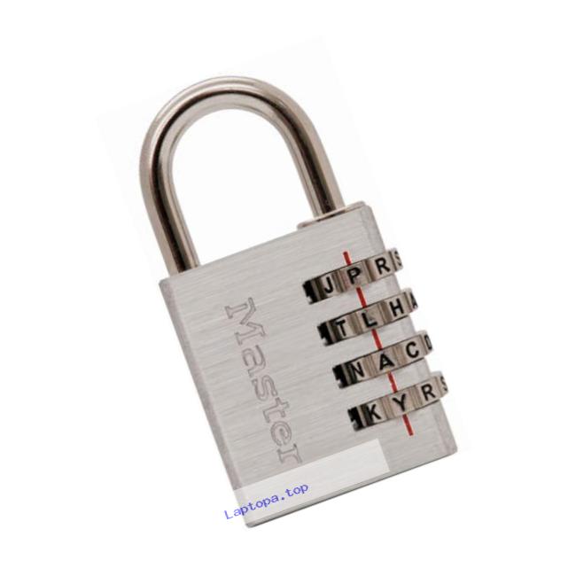Master Lock 643DWD Set Your Own Password Combination Lock, Aluminum