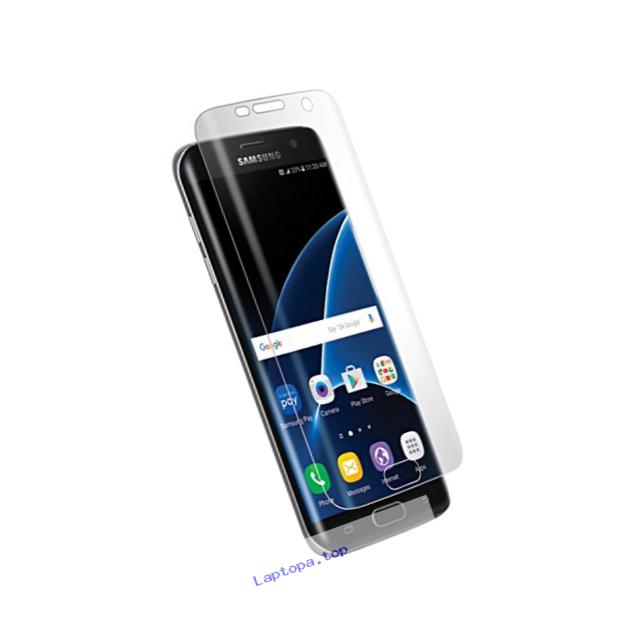 BodyGuardz - ScreenGuardz HD Contour, Premium Glass Screen Protector for Galaxy S7 Edge