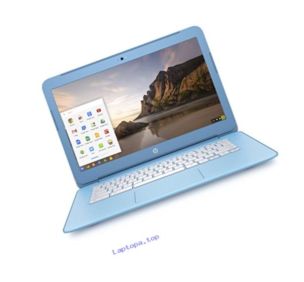HP Chromebook 14-ak060nr 14-Inch Laptop (Intel Celeron N2940, 4 GB DDR3L, 16 GB eMMC SSD, Chrome OS), Sky blue