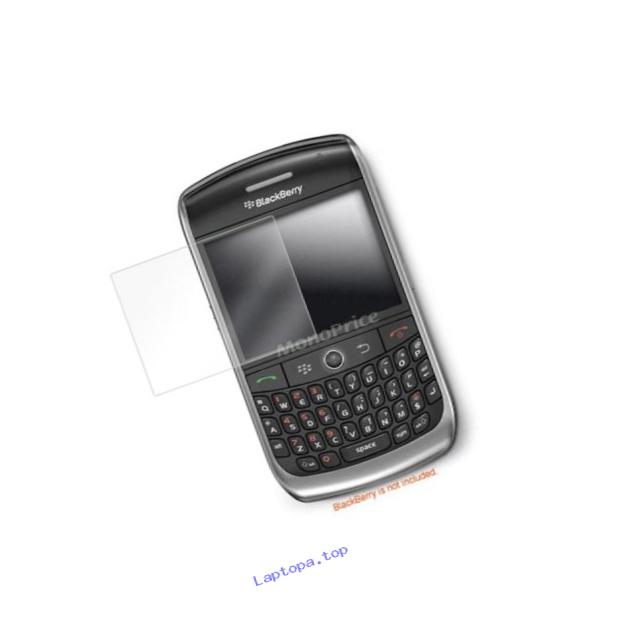 Monoprice Screen Protective Film with High Transparency for BlackBerry Curve 8900 - Retail Packaging - White