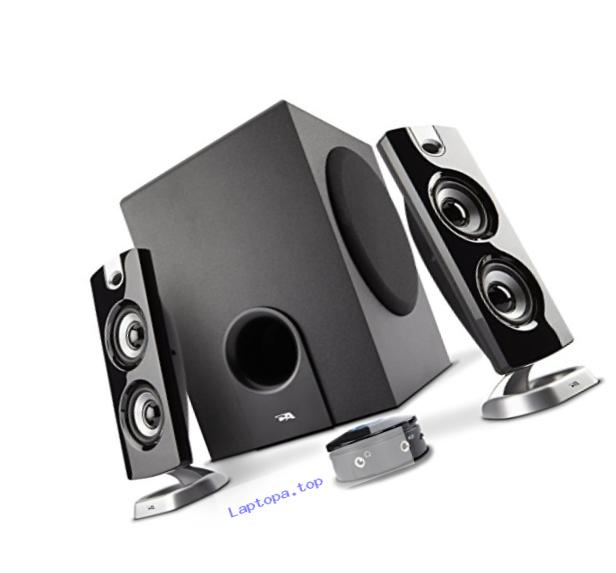 62W Desktop Computer Speaker with Subwoofer - Perfect 2.1 Gaming and Multimedia PC speakers - By Cyber Acoustics (CA-3602a)
