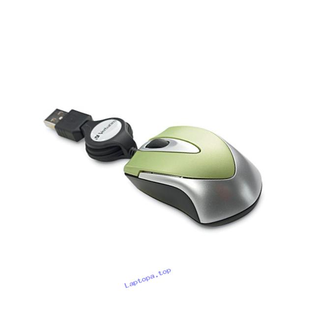 Verbatim Mini Travel Optical Mouse Metro Series, Green  97254