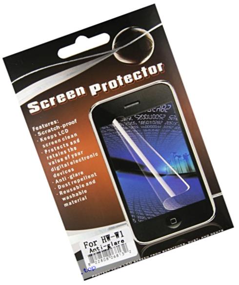 HR Wireless Huawei Ascend W1 H883G Anti Glare Screen Protector - Retail Packaging