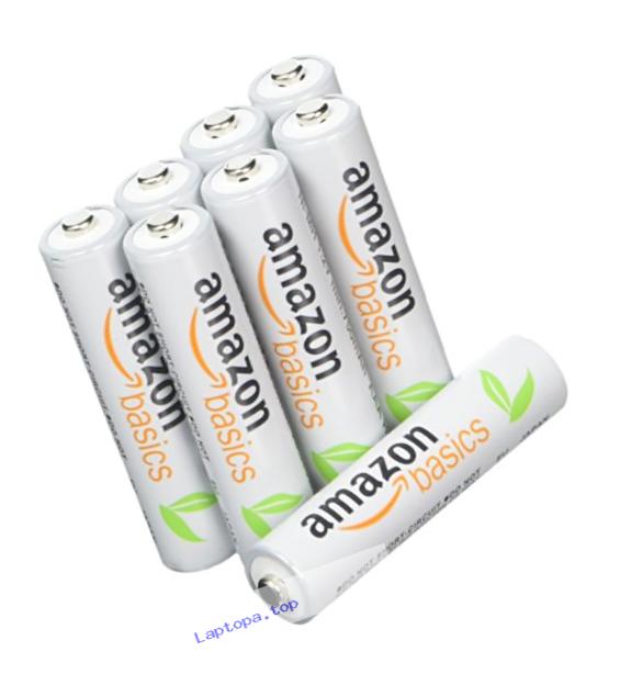 AmazonBasics AAA Rechargeable Batteries (8-Pack) Pre-charged - Packaging May Vary