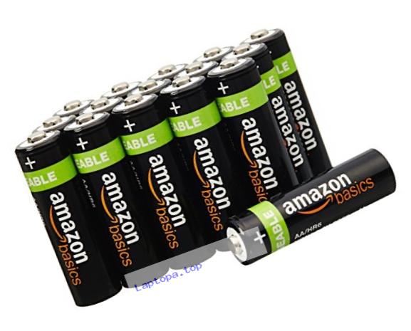 AmazonBasics AA Rechargeable Batteries (16-Pack) - Packaging May Vary