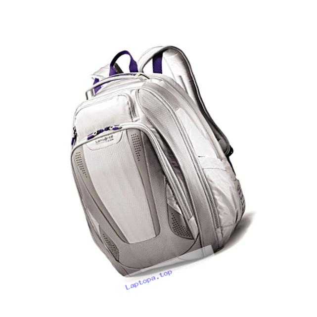 Samsonite Vizair 2 Laptop Backpack, Silver/Purple, One Size