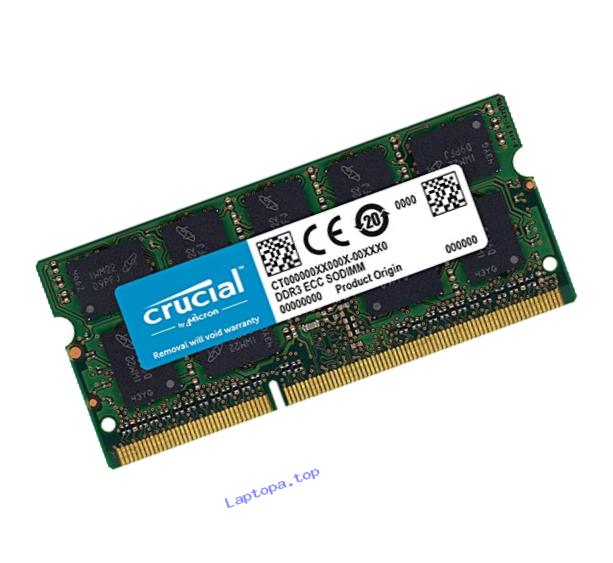Crucial 4GB Single DDR3L 1600 MT/s (PC3-12800) SODIMM 204-Pin Memory - CT51264BF160B